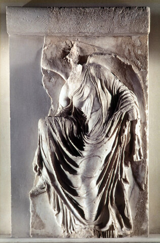 Victory (Nike) adjusting her sandal (Ancient Greek)