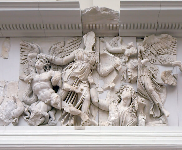 Frieze of Athena from the Great Altar of Zeus and Athena at