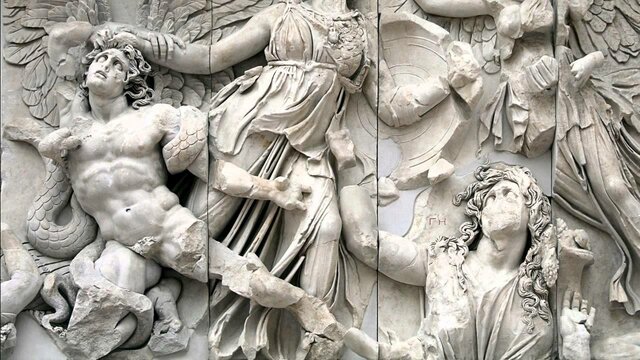 Great Altar of Zeus and Athena at Pergamon Asia Minor (present-day Turkey)