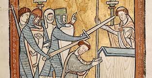 Thomas Becket is murdered
