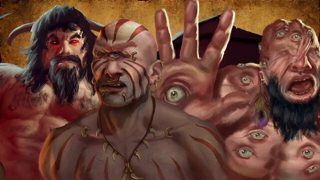 Origen de los Hecatónquiros, los Cíclopes y la primera generación de Titanes