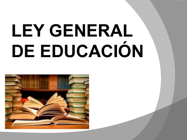 Ley General de Educación Colombia