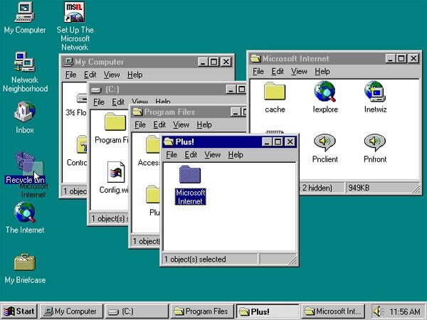 Windows 95 (versiones con mayor calidad)