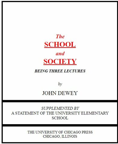 The School and Society
