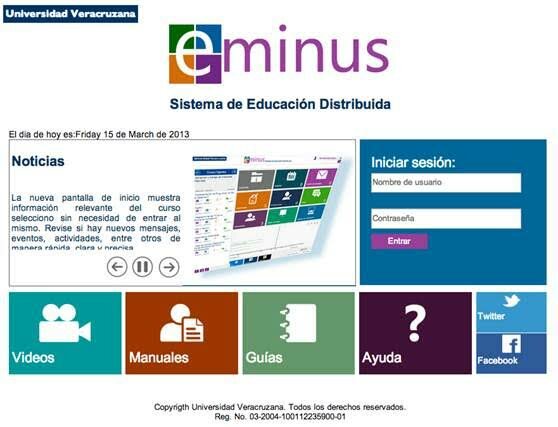 Utilizamos la plataforma de eminus