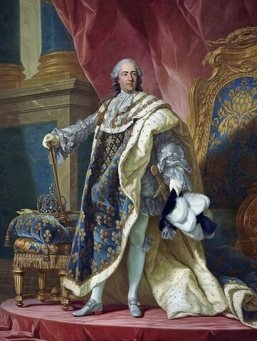 King Louis XV death