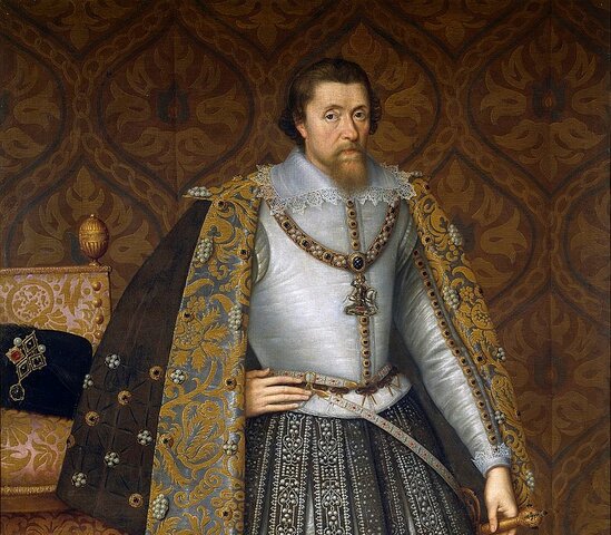 James VI and I assumes the throne