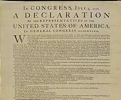 Declaració d'Independència dels 13 Estats Units