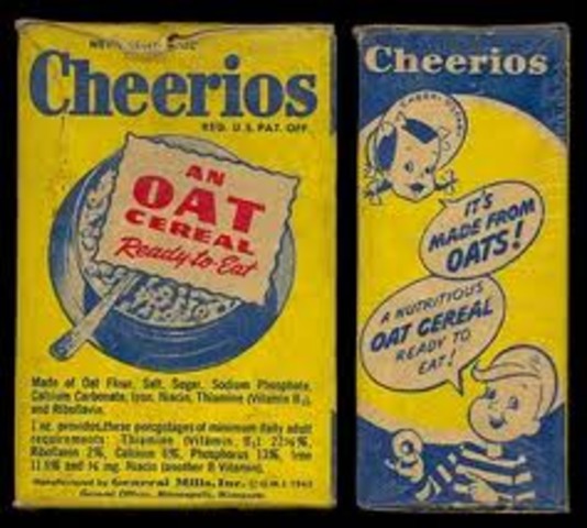 The General Mills Breakfast Ceral Cheerios is Introduce Originally as CheeriOats