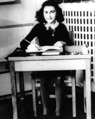 Anne Frank Writes Her First Entry in Her Diary