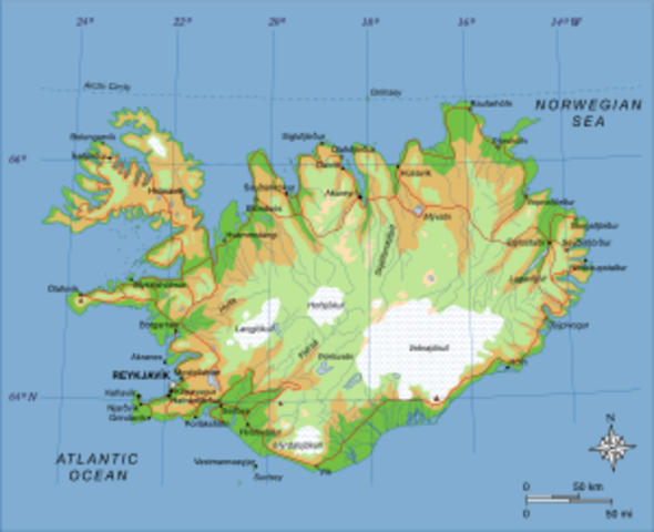 The U.S occupies Iceland