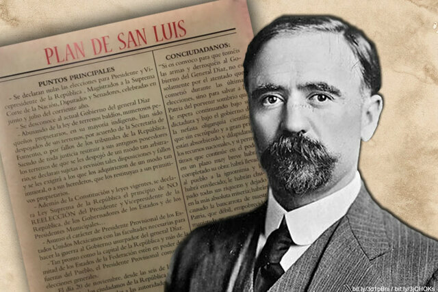 Francisco I. Madero publica el Plan de San Luis Potosí, llamando a un levantamiento armado
