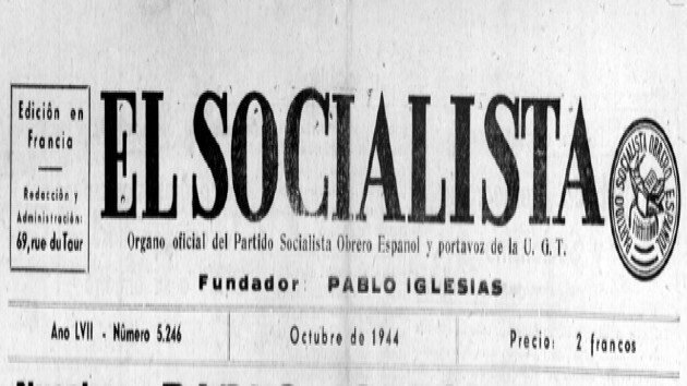 Publicació de "El Socialista"