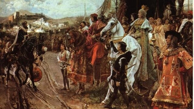 Entrada de los Reyes Católicos en Granada