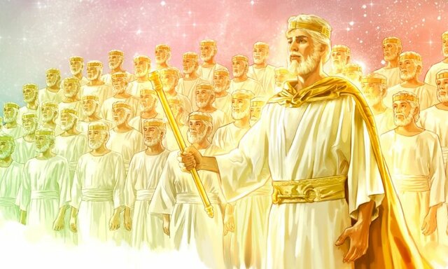 Le rassemblement au ciel des derniers oints.