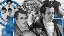 Timeline: Sem. de Historia de la Educ. y Política Educ. Arg.: TP La unidad 1 en una línea de tiempo
