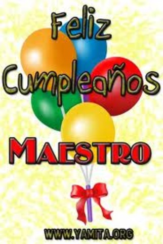 Cumple de la profe