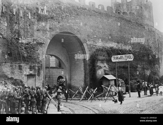 Rome under martial law