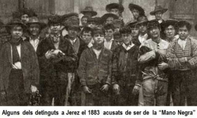 Els anarquistes van ser acusats al 1883 d’estar darrere de la “Mano Negra”