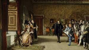 Carlos I abdica en su hijo Felipe y en su hermano Fernando. Se retira al monasterio de Yuste, donde muere 1558.