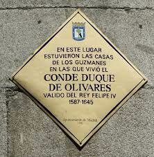 Duque de Olivares Valido del Rey