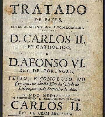 1ª Guerra contra Francia. Paz de Aquisgrán. Se reconoce la independencia de Portugal.