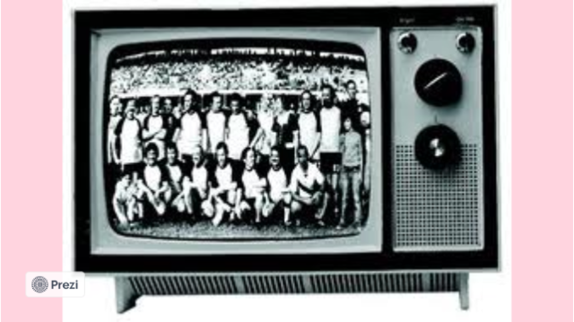 Televisor en blanco y negro