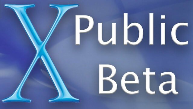 Mac Os x public Beta