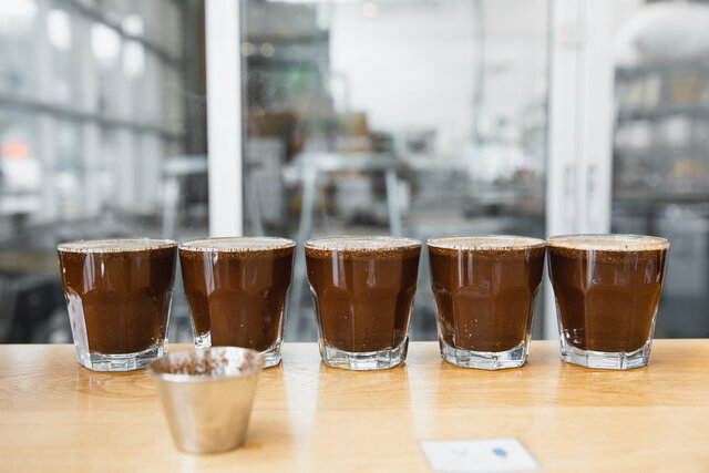 Coffee samples