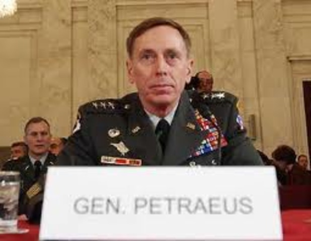 Lt. Gen. David Petraeus was named the top commander in Iraq