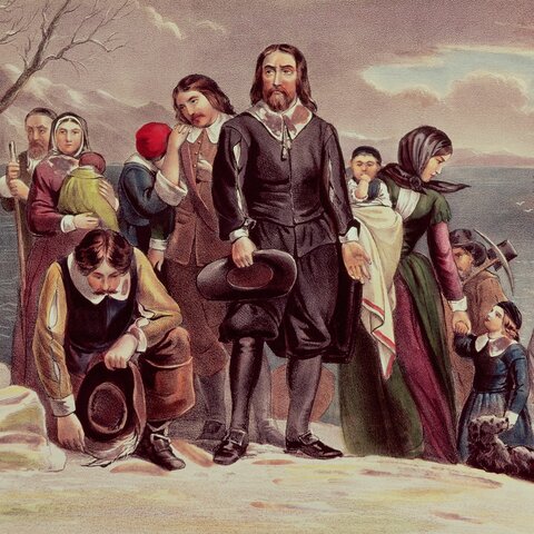 The Pilgrims arrived America