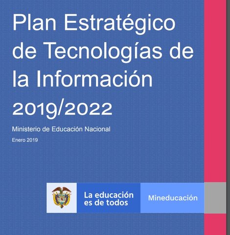 Plan Estratégico de Tecnologías de la Información