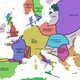 Europe map 998