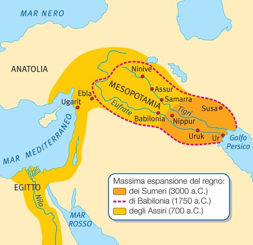 I Babilonesi conquistano i Sumeri
