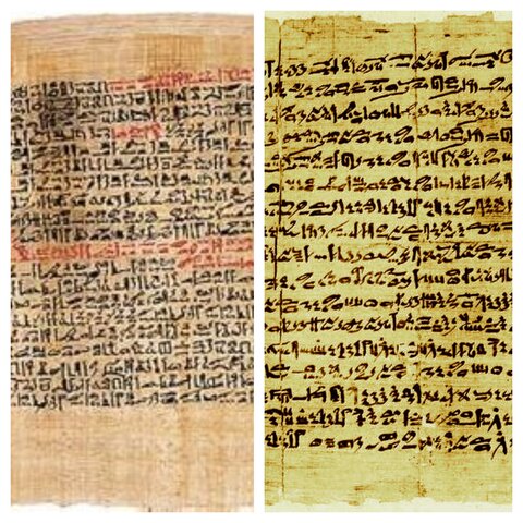 Papiro de Ebers y papiro de Hearts