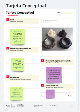 Tarjeta conceptual