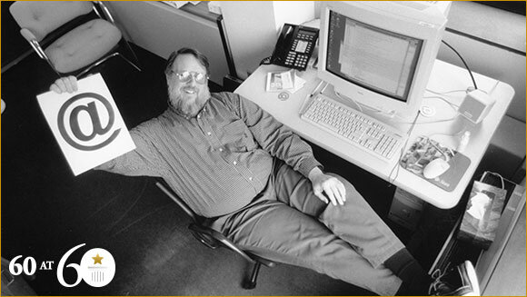 Ray Tomlinson Sends the First Email