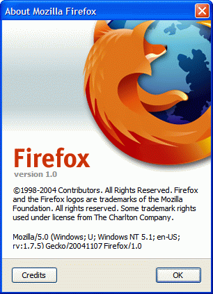 Mozilla Firefox 1.0