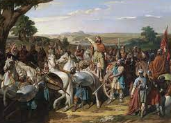 Invasió dels musulmans i derrota dels visigots (Roderic)