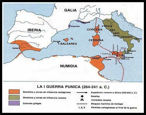 INICI PRIMERA GUERRA PÚNICA