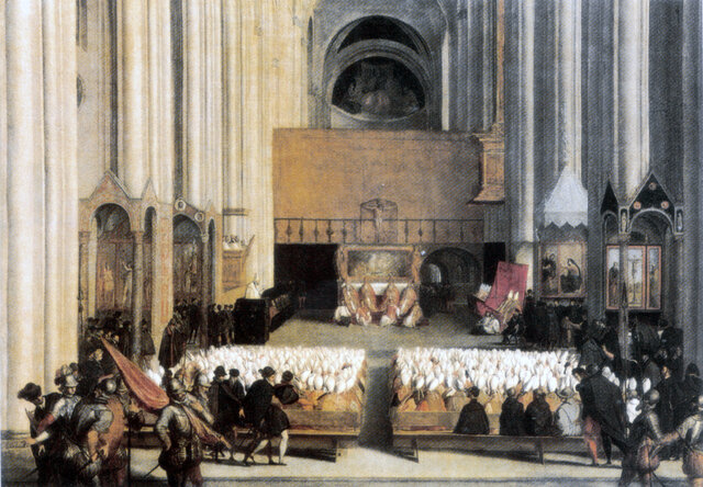 1563 Acaba el Concilio de Trento.