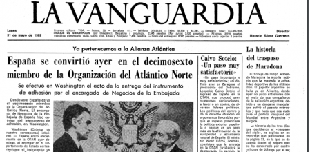 España entra en la OTAN