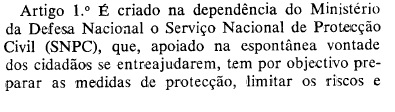 Serviço Nacional de Proteção Civil