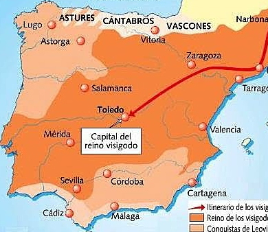 Estableixen la capital del regne a Toledo