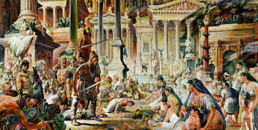 Expulsen els vàndals i alans cap al nord d’Àfrica i els sueus cap a l’actual Galícia