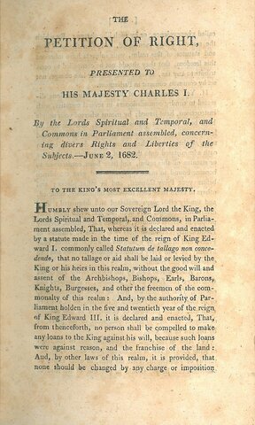 The Petition of Right