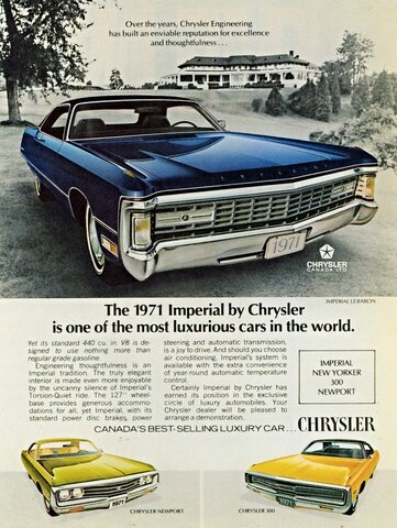 Chyrsler imperial, primer coche de producción con frenos ABS.