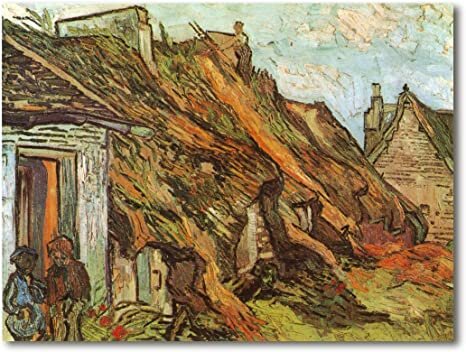 Casas de aldeanos en Chanponval - Van Gogh