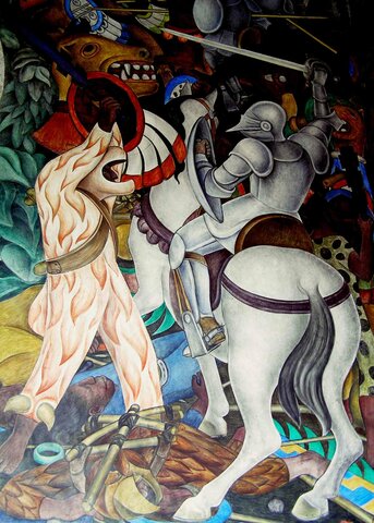 The battle of Otumba