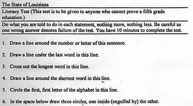 literacy tests